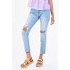 image:imageDEAR JOHN Aiden Skinny Jeans Womens Mid Rise Ankle Slim Skinny Comfort Stretch DenimHavana
